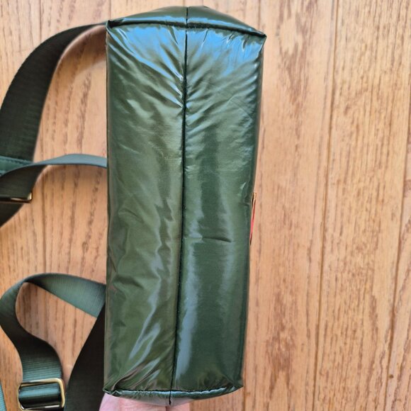 A New Day SOPHIE Olive Green Recycled Nylon Detachable Crossbody Strap Purse - Picture 7 of 16